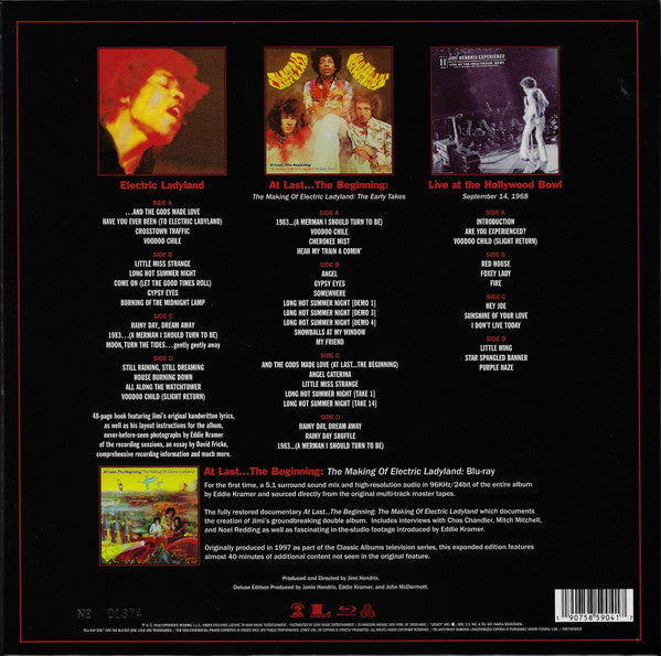The Jimi Hendrix Experience : Electric Ladyland (2xLP, Album, RE, RM + 2xLP, RM + 2xLP, RM + Blu-ra)