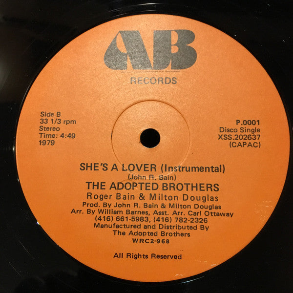 The Adopted Brothers : She's A Lover (12", Single)