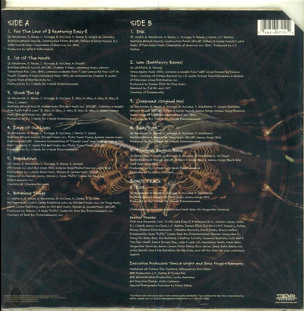 Bone Thugs-N-Harmony : The Collection Volume One (LP, Comp)