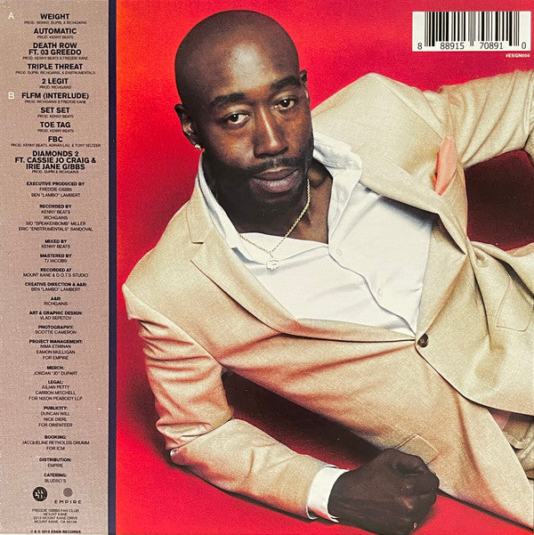 Freddie Gibbs : Freddie (LP, Album, Pin)