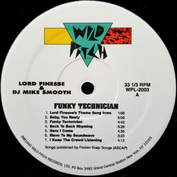 Lord Finesse & DJ Mike Smooth : Funky Technician (LP, Album, RE)