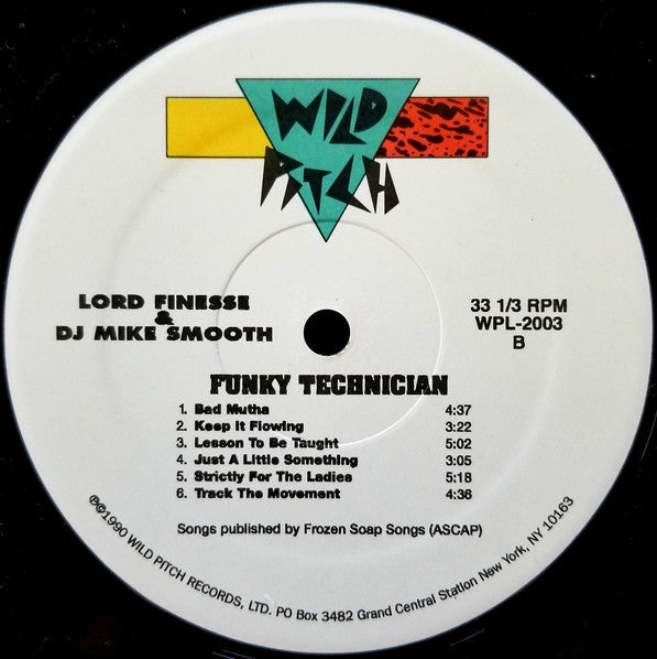 Lord Finesse & DJ Mike Smooth : Funky Technician (LP, Album, RE)
