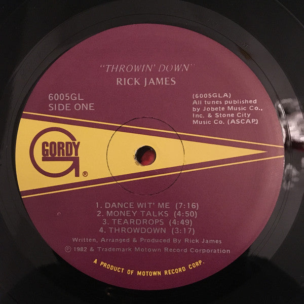 Rick James : Throwin' Down (LP, Album)