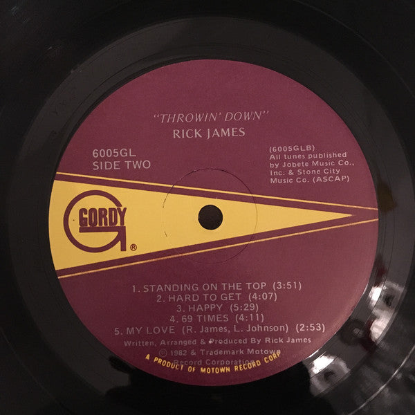 Rick James : Throwin' Down (LP, Album)