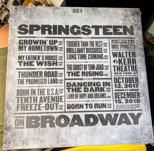 Bruce Springsteen : Springsteen On Broadway (4xLP + Box)