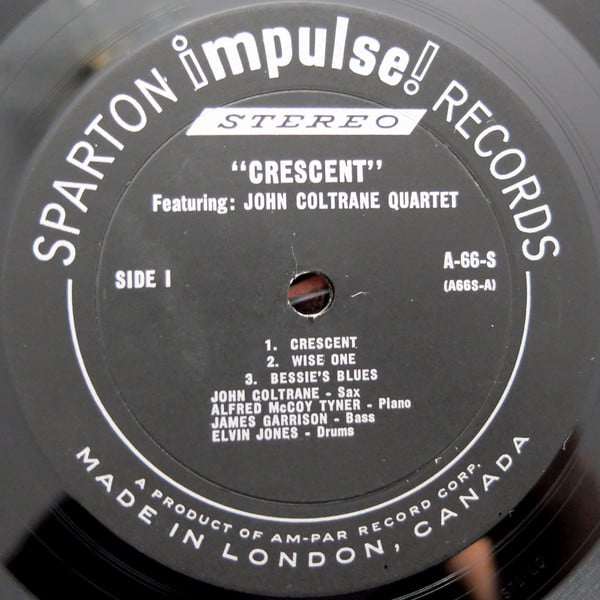 The John Coltrane Quartet : Crescent (LP, Album, Gat)