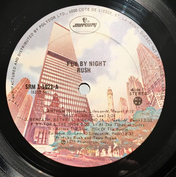 Rush : Fly By Night (LP, Album)