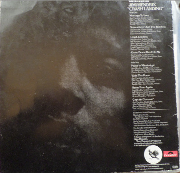 Jimi Hendrix : Crash Landing (LP, RE)