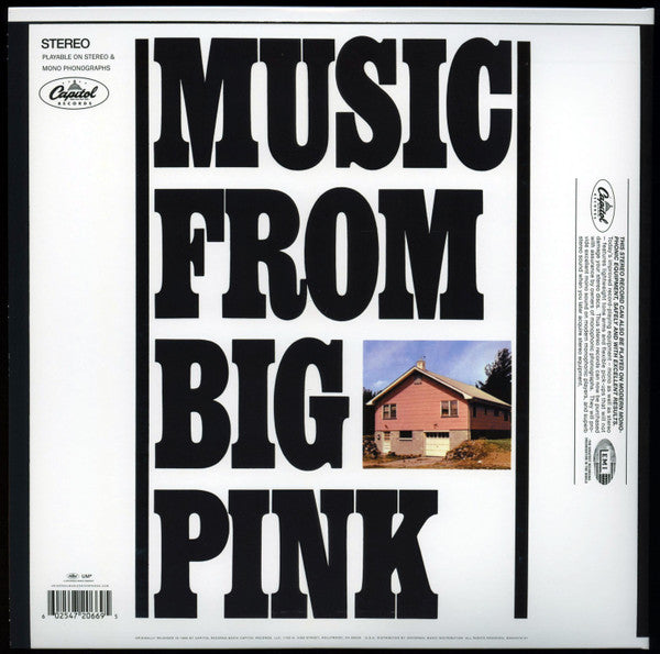 The Band : Music From Big Pink (LP, Album, RM, Gat)