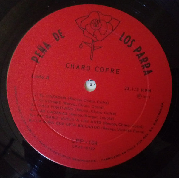 Charo Cofré : Charo Cofré (LP, Album, Promo, Red)