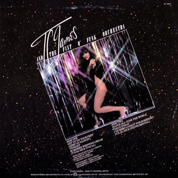 Tom C. James And The Fist-O-Funk Orchestra : Get Up On Your Feet (LP)