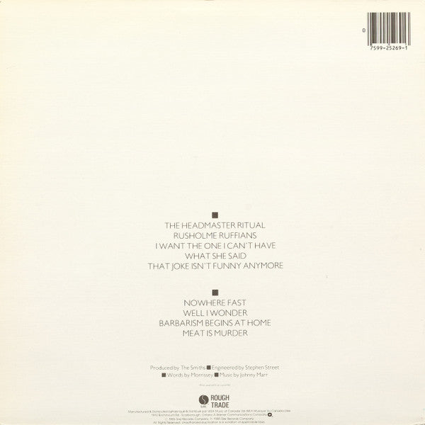 The Smiths : Meat Is Murder (LP, Album)