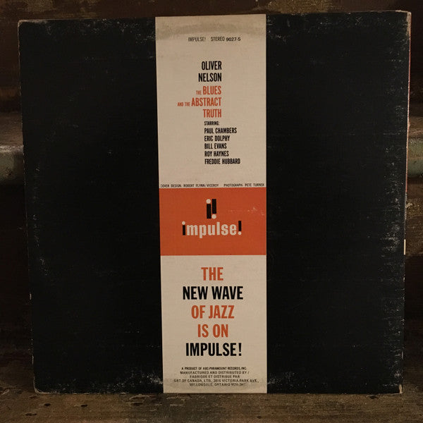 Bill Evans / Roy Haynes / Eric Dolphy / Oliver Nelson / Paul Chambers (3) / Freddie Hubbard : The Blues And The Abstract Truth (LP, Album, Gat)