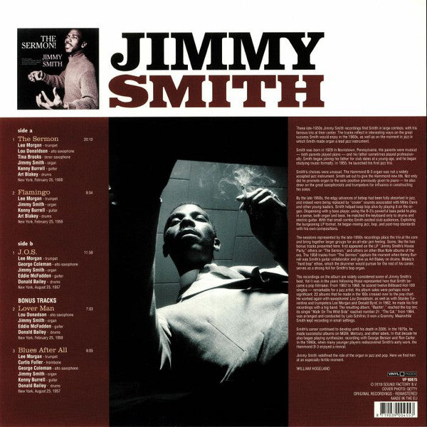 Jimmy Smith : The Sermon! (LP, Album, RM)