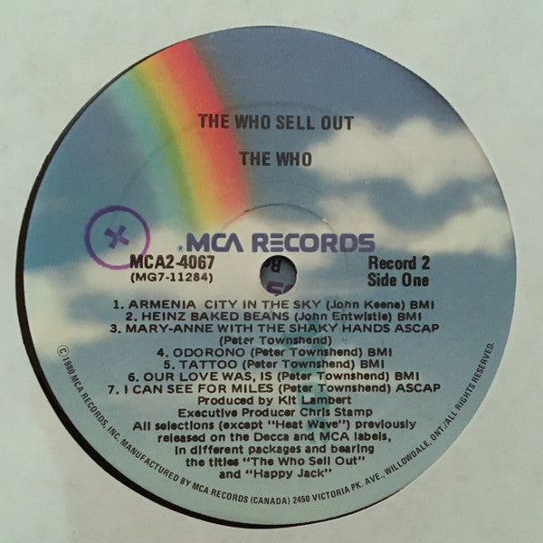 The Who : A Quick One (Happy Jack) / The Who Sell Out (2xLP, Comp, RE, Rai)