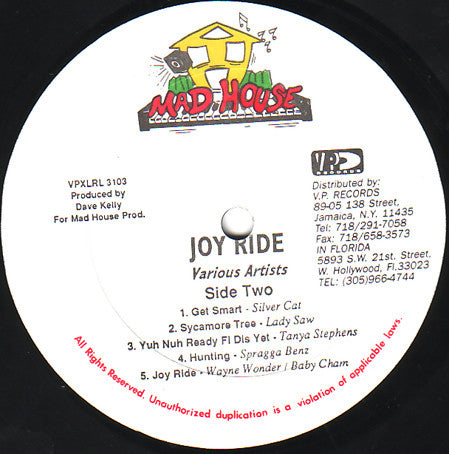 Various : Joy Ride (LP, Comp)