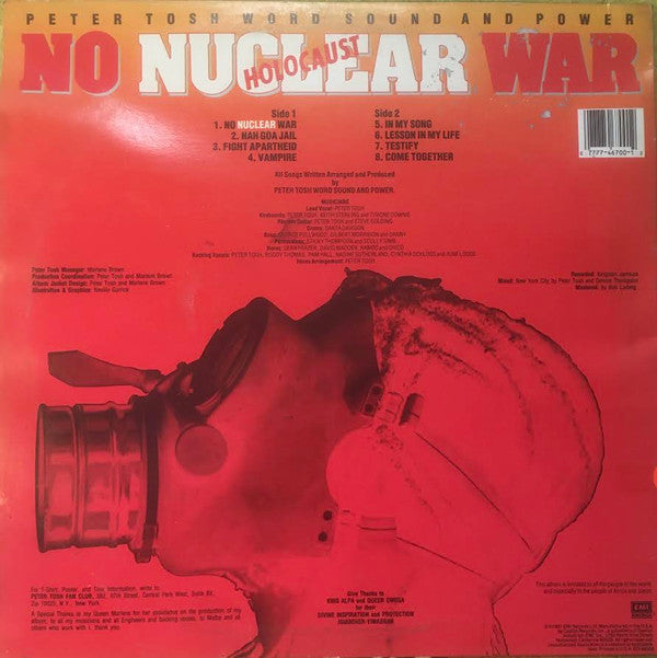 Peter Tosh : No Nuclear War (LP, Album)