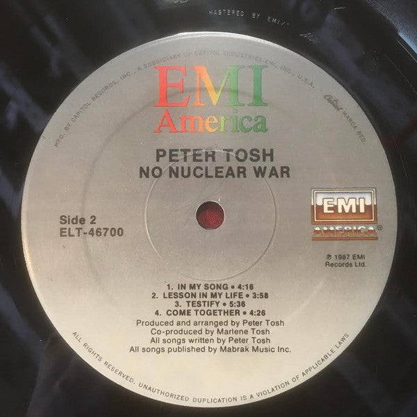 Peter Tosh : No Nuclear War (LP, Album)