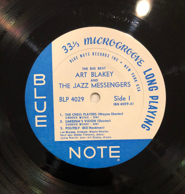 Art Blakey & The Jazz Messengers : The Big Beat (LP, Album, Mono, RE, NY/)