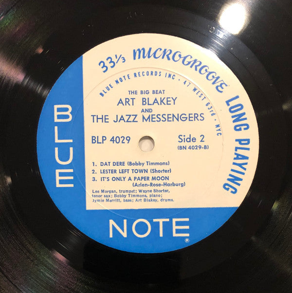 Art Blakey & The Jazz Messengers : The Big Beat (LP, Album, Mono, RE, NY/)