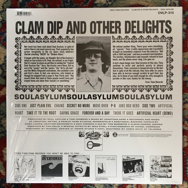 Soul Asylum (2) : Clam Dip & Other Delights (12", EP)