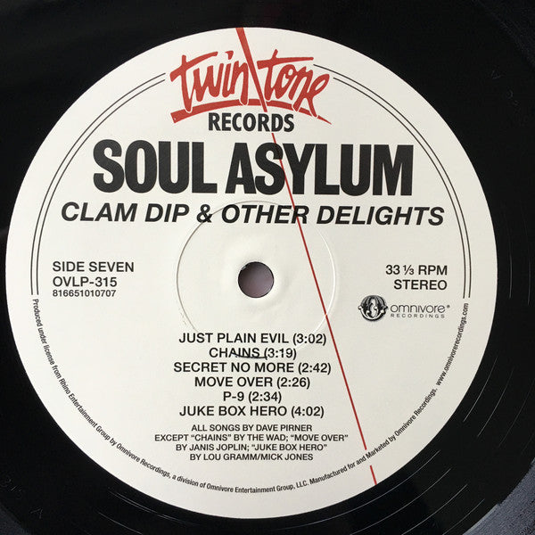 Soul Asylum (2) : Clam Dip & Other Delights (12", EP)