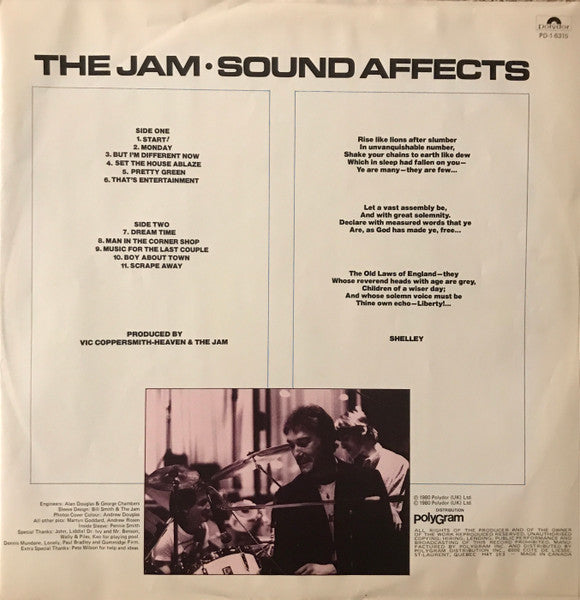 The Jam : Sound Affects (LP, Album, Rig)