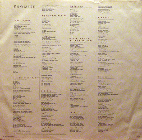 Sade : Promise (LP, Album)