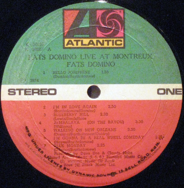 Fats Domino : 'Hello Josephine' Live At Montreux (LP, Album)