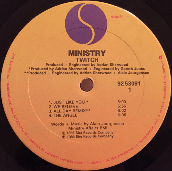 Ministry : Twitch (LP, Album)