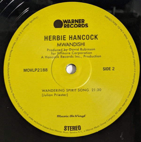 Herbie Hancock : Mwandishi (LP, Album, RE)