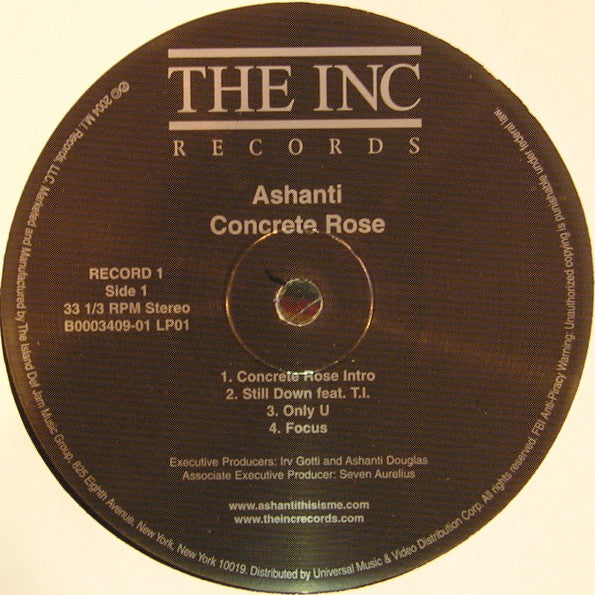 Ashanti : Concrete Rose (2xLP, Album)