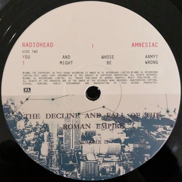 Radiohead : Amnesiac (2x12", Album, RE)