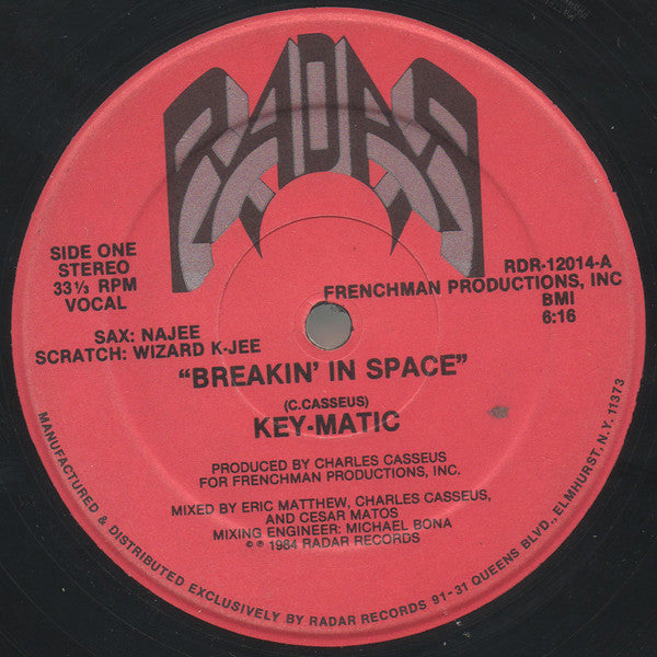 Key-Matic : Breakin' In Space (12")