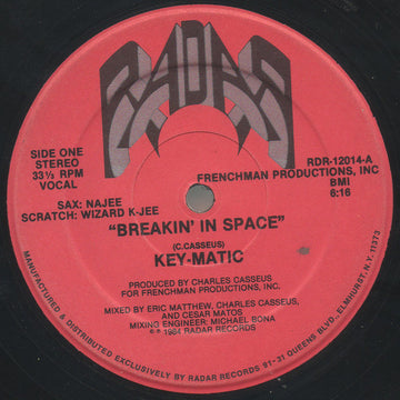 Key-Matic : Breakin' In Space (12")