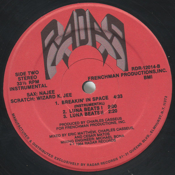 Key-Matic : Breakin' In Space (12")