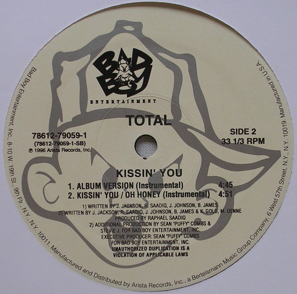 Total : Kissin' You (12")