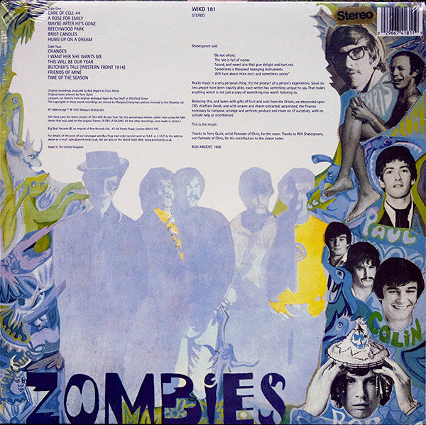 The Zombies : Odessey And Oracle (LP, Album, RE)
