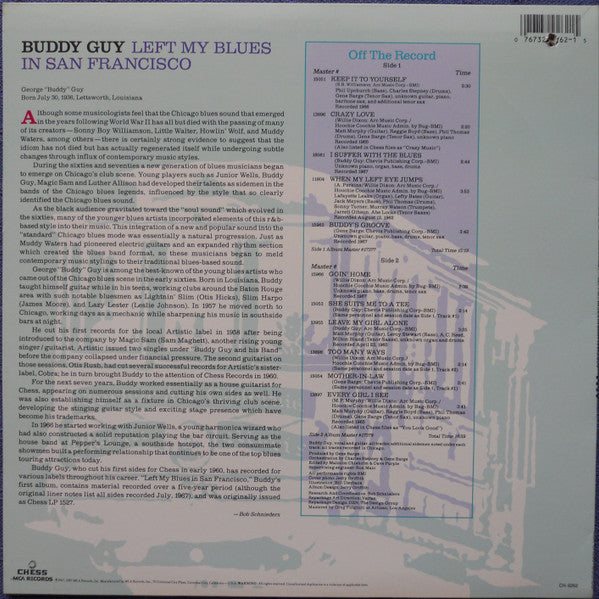 Buddy Guy : Left My Blues In San Francisco (LP, Album, RE, Glo)