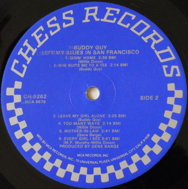 Buddy Guy : Left My Blues In San Francisco (LP, Album, RE, Glo)