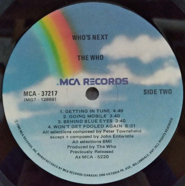 The Who : Who's Next (LP, Album, RE)