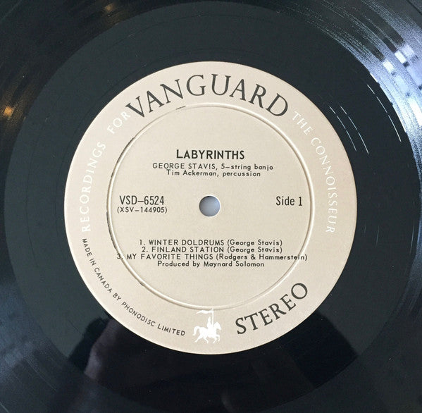George Stavis : Labyrinths (LP, Album)