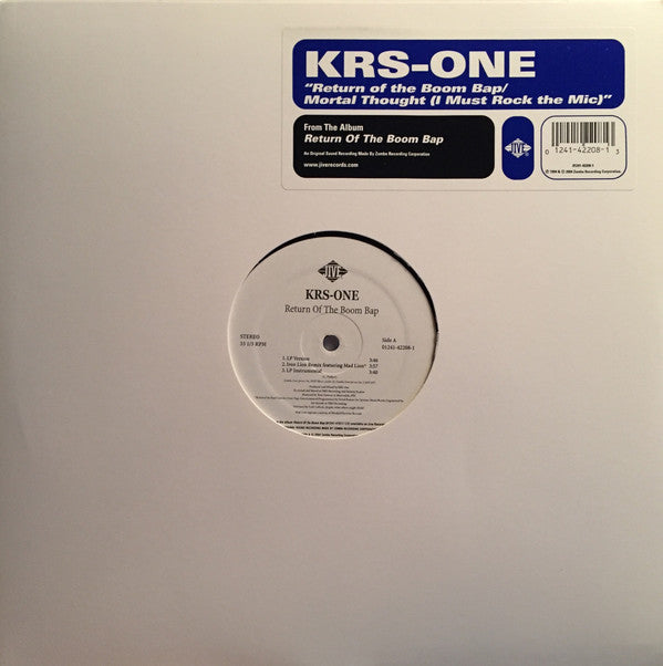 KRS-One : MC's Act Like They Don't Know (12", RE)