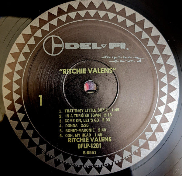 Ritchie Valens : Ritchie Valens (LP, Mono, RP)