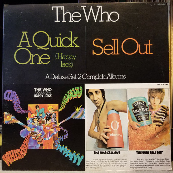 The Who : A Quick One (Happy Jack) / The Who Sell Out (LP, RE, RP + LP, RE, RP + Comp, RE, Cre)