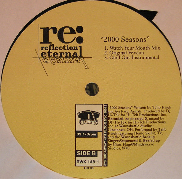Reflection Eternal : Fortified Live / 2000 Seasons (12")