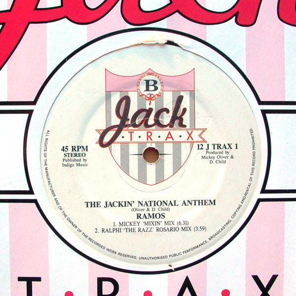 Ralphi Rosario / Ramos (2) : You Used To Hold Me / The Jackin' National Anthem (12")