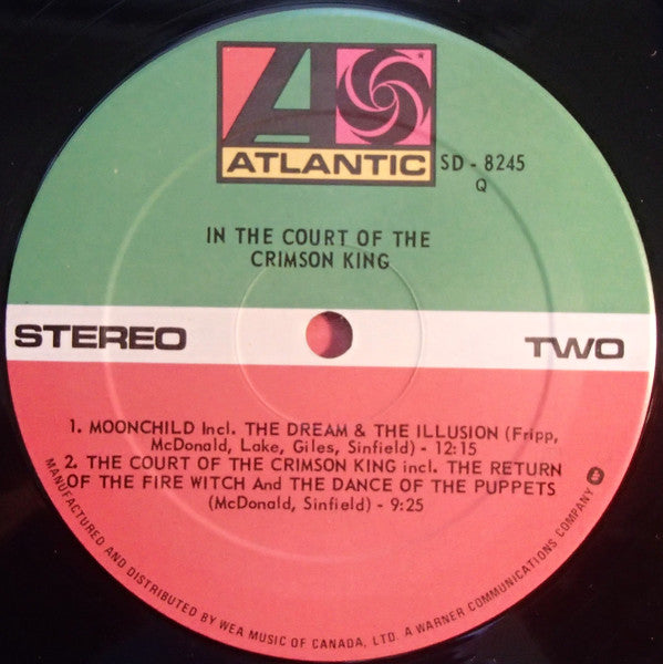 King Crimson : In The Court Of The Crimson King (An Observation By King Crimson) (LP, Album, RE)