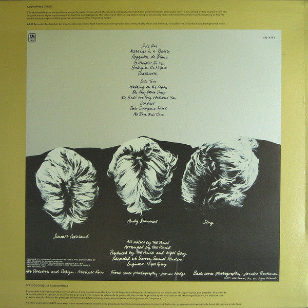 The Police : Reggatta De Blanc (LP, Album, Hal)