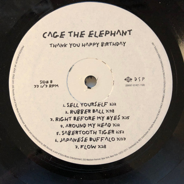 Cage The Elephant : Thank You Happy Birthday (LP, Album)
